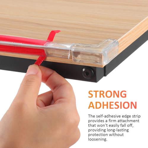 Image of PartyKindom Protectors for Furniture: Rubber Protector Strips for Sharp Edge, Clear Furniture Edge and Corner Guard Strips, 6 Meter Baby Proofing Edge Protector Strips Safety Corner Edge