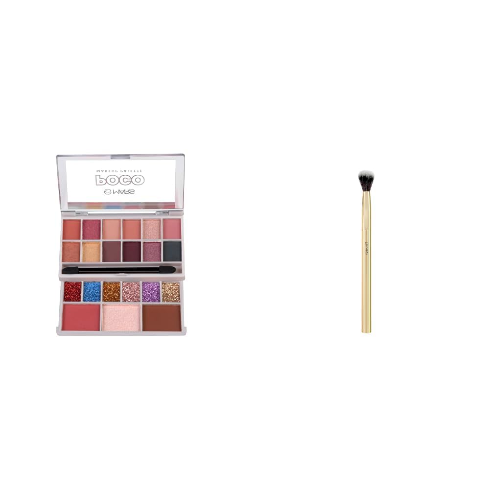 MARS Poco Face Makeup and eyeshadow Palette with Slider Case MARS Artists Arsenal Professional Big Blending Eyeshadow make up Brush-image-24