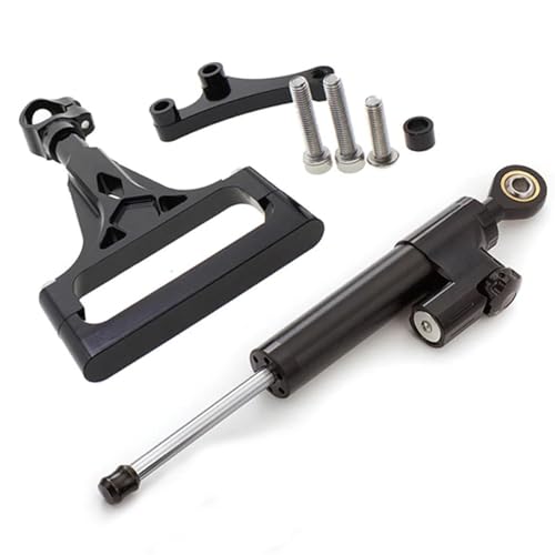 Support amortisseur direction moto et kit montage carbone pour Kawasaki Z1000 Z750 2003-2009