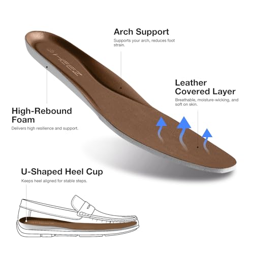 Image of HEEZ Men's Loafers Slip On Dress Shoes Penny Loafers Leather Casual Driving Boat Shoes for Men