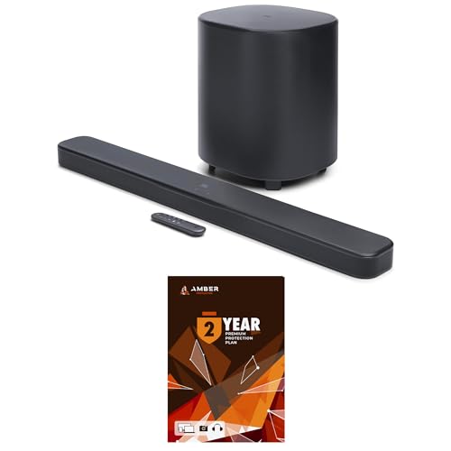 Image of JBL BAR-500-MK2 Dolby Atmos Soundbar with a 10 inch Wireless Subwoofer and 2 Year Amber Protection Plan (2025)