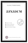Modern Black MDF Frame 23x33 cm Eco-Friendly Poster Frame | Showcase Your Art with Style | Vertical/Horizontal for Stylish Display Ideal for Gallery Walls & Home Décor