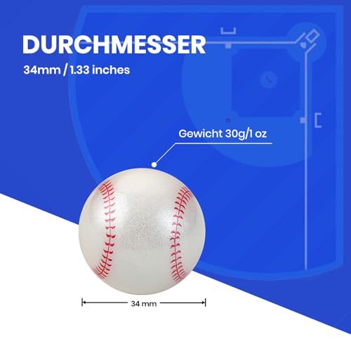 Image of Perixx PERIPRO-303BSB 1.34 Inches Sports Trackball - Fun Novelty Baseball Design - Compatible for M570, M575, PERIMICE-517 /520 /717 /720, and Other 1.34inches Trackball Mouse