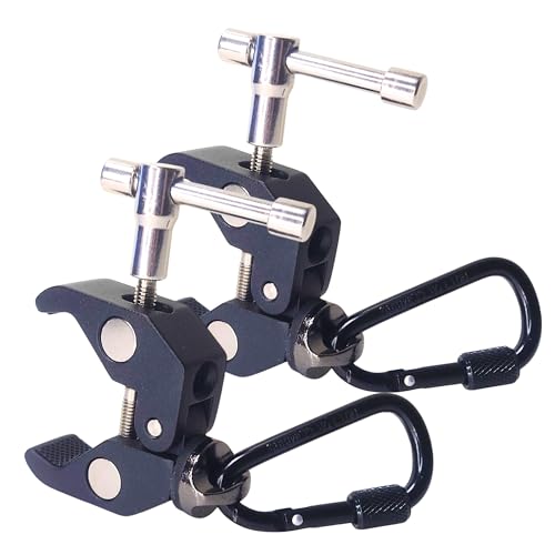 RICHAR カーサイドタープ用 強力 カージョイント テントアクセサリー タープ 固定 タープクリップ クランプ 2個セット