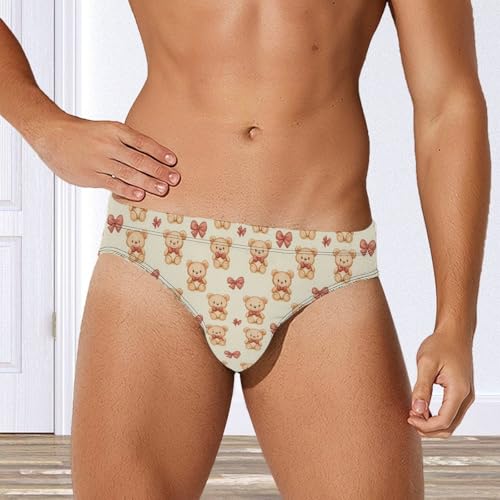 Teddys-Bears Men's Swim Trunks Briefs Swimsuit Swimwear Bathing for Underwear Beach3