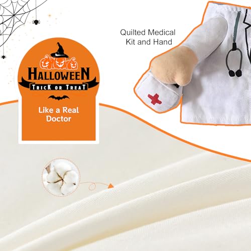 Disfraz Médico para Perro Halloween DELIFUR M miniatura 3