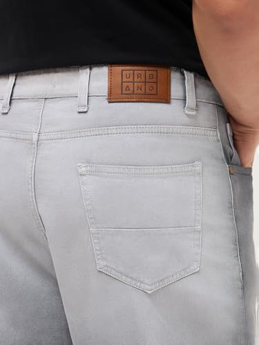 Image of Urbano Fashion Men's Loose Baggy Fit Heavy Washed Faded Denim Jeans Non-Stretchable