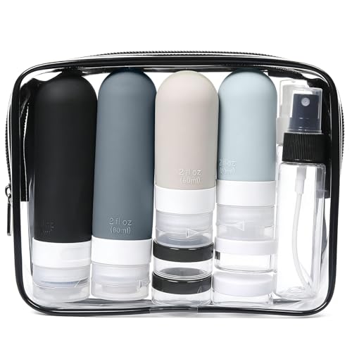 GIUSOBG 17 Pièces 90 + 60ml Flacon Voyage, Kit Voyage...