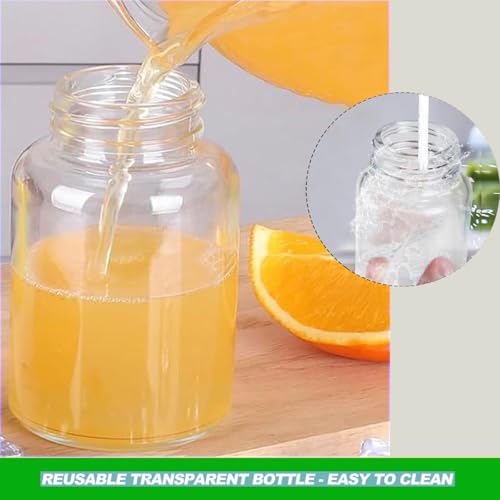 100 ml Transparent Plastic Bottle with Sealing lid for Travel, Cosmetics, Liquid Storage (100pcs Pack), Clear, Modern4