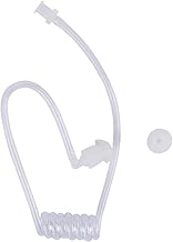 Gedourain Acoustic Coil Tube, Headset Coil Tube Portable Isolate Noise Lightweight for Radio Headset radio communication radio communication