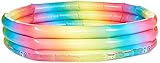 inkl. Reparaturflicken Intex 58439NP - 3-Ring-Pool - Wild Geometry, Durchmesser 147 x 33 cm