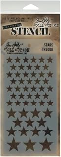 Stampers Anonymous Tim Holtz Layered Stencil 4.125-inch x 8.5-inch, Stars