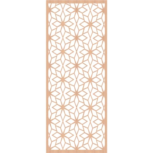 Image of Lake Decorative Pierced Fretwork Wood Wall Panels, 29 3 /8 inchW x 74 3 /8 inchH x 3 /8 inchT, Alder