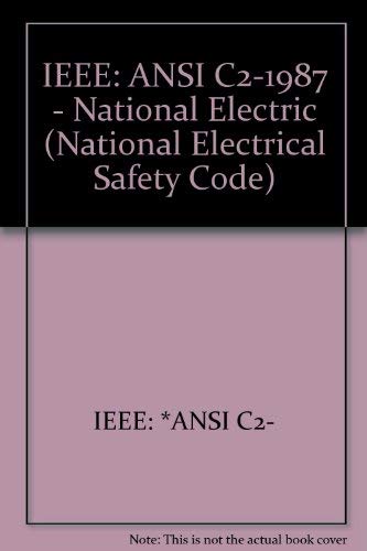 National Electrical Safety Code: 1987 American ... 0471855138 Book Cover