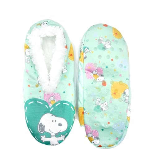 Calcetines Slipperette Peanuts Snoopy mujer zapatos de interior