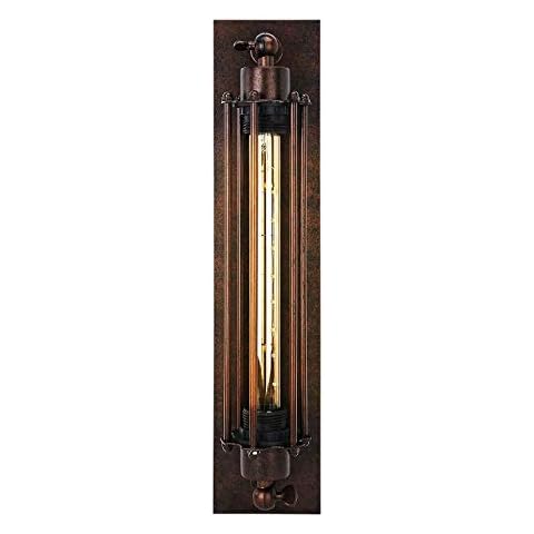 Vintage Industrial Wall Light Rustic Metal Design Wall Lamps & Sconces - Edison Style Iron Antique Wall Lighting Fixture 17.72" Height Retro Bedside Lamps for Headboard Bedroom Garage Porch Mirror Cover