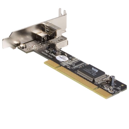 Startech Low Profile 3 Port Pci/Pci-X Firewire400(1394A) Adapter Card (Pci1394_2Lp) #TOP4