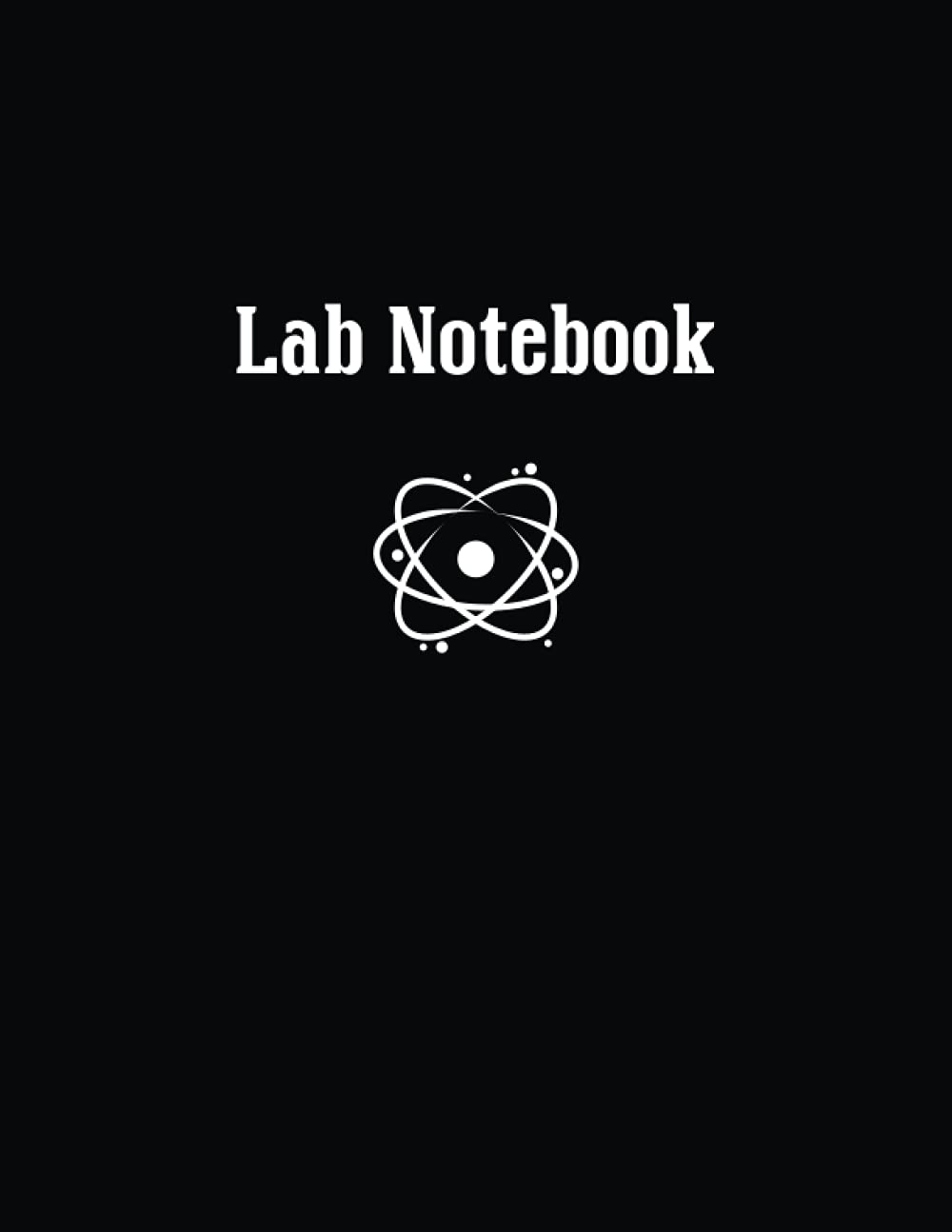 Lab Notebook: Lab Journal Log Book with Graph Paper | Large 8.5 x 11 inches | 121 Pages | Graph Paper Notebook Numbered Pages | Laboratory Notebook ... | Scientific & Physics lab Notebook.....Black