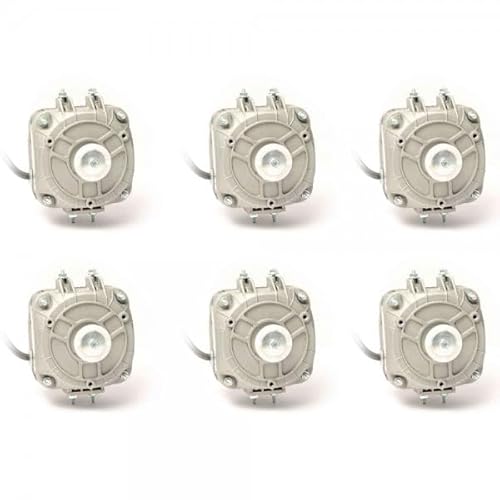 Bilake Pack 6 unidades motor multianclaje para ventilador frigorífico 10W