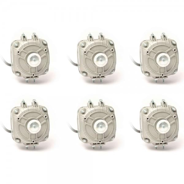 Bilake Pack 6 unidades motor multianclaje para ventilador frigorífico 10W