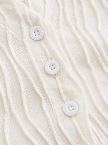 Verdusa-Womens-Ruffled-Bell-Long-Sleeve-V-Neck-Button-Down-Blouse-Shirt-Top