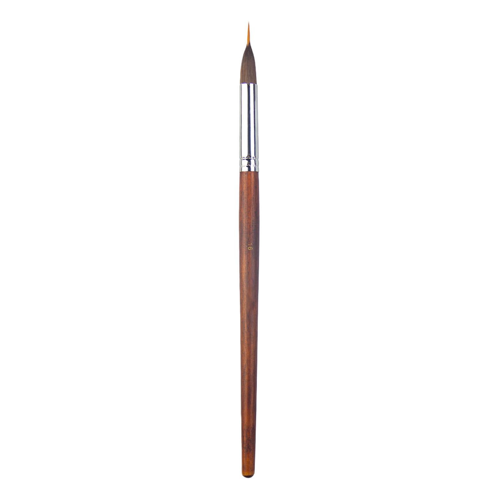 Miniature Paint Brush Wood Handle Detail Paint Brush for Acrylic Watercolor Gouache Oil Painting Model Figurine Artwork