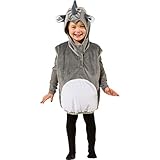 Lieferumfang: eine Weste, eine Kapuze, eine Kapuze / Größe: 104, 3 - 4 Jahre / Farbe: Grau-Weiß