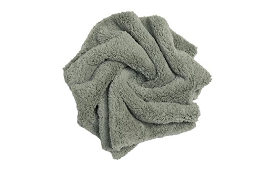 Carcarez Microfiber Towels For Cars, Car Drying Wash Detailing Towel With Plush Edgeless Microfiber Cloth (Grey) #TOP1