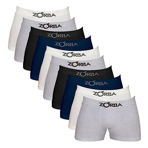 Kit 10 Cuecas Boxer Zorba 781 Algodão Sortido 2