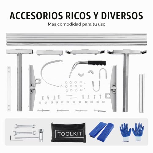 Miniatura 6 de VEVOR Aserradero Móvil Gruminette 355-914 mm Aserradero Portátil de Cadena con Barra Guía de Acero Galvanizado y Espesor de Corte 5,08-300 mm Astilladora de Madera para Constructores Carpintería