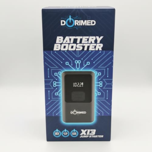 Booster - Batería de coche multifunción I arrancador de batería de 12 V gasolina y diésel I compresor de aire inflador neumáticos I cargador USB rápido I Iluminación LED & SOS I Pantalla LCD de - imagen 7