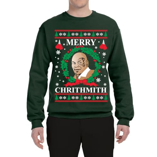 Merry Chrithmith Boxer Wreath Christmas Sweatshirt - Image 2