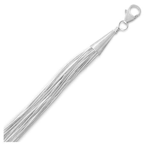 AzureBella 20-Strand Silver Necklace Cover