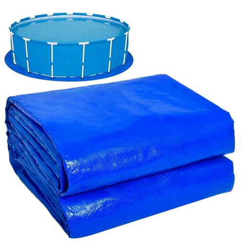Gonioa 15 FT Round Pool Pad Tarp for Under Pool Liner Pad Under Pool Mat for Above Ground Pools Thickened Pools Tarp Pools Ground Pads to Prevent Puncture and Extend Liner Life