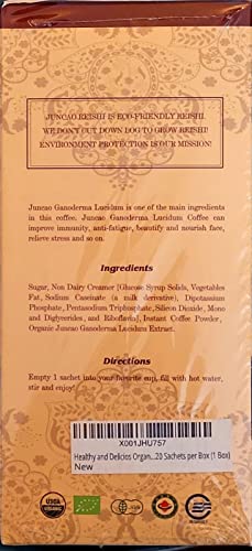 Healthy And Delicios Organo Coffee Latte Gourmet With Certified Organic Ganoderma 20 Sachets Per Box (1 Box) #TOP3