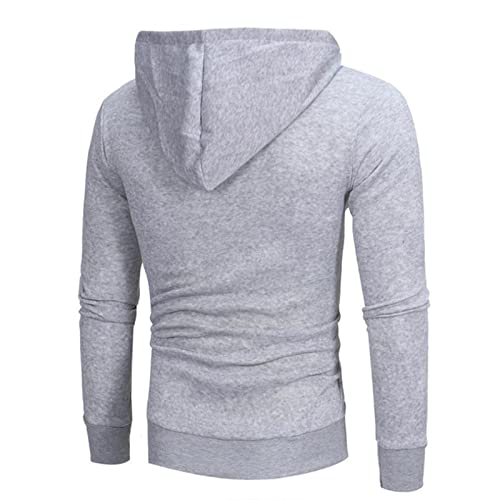 Maiyifu-GJ Men Long Sleeve Diagonal Zipper Hoodie Drawstring Side Zipper Hooded Coat Slim Fit Muscle Bodybuilding Zip Jackets2