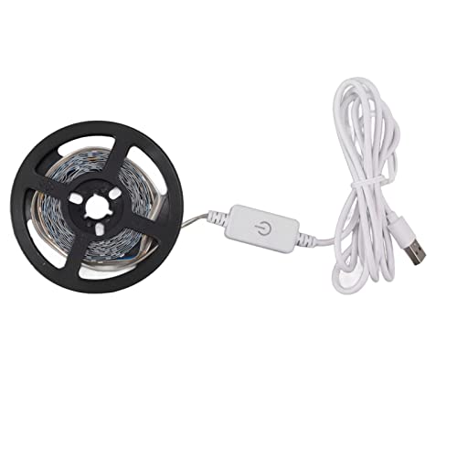 Tnfeeon TOUCT -DIMM -led Grow Stripes Light Strips di Crescita in Crescita USB Strips per Piante Interne, Graduali, Sfreganti, Adatti a Piante Diverse, Lunghezza di 9,8 Piedi Tenda di Fiori