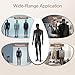 ZENY Male Form Mannequin Full Body with Adjustable Posture, 73 Inches Male Mannequin Model Stand for Retail Clothing Shops, Black