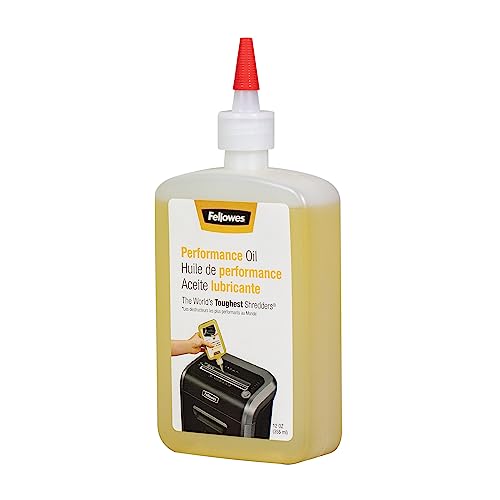 Fellowes Shredder Oil for Micro Cut and Cross Cut Paper Shredders 355ml - Shredder Oil Lubricant