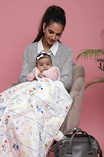 Image of Baby Jalebi Reversible Soft Organic Cotton Baby Blanket (Marrakesh)