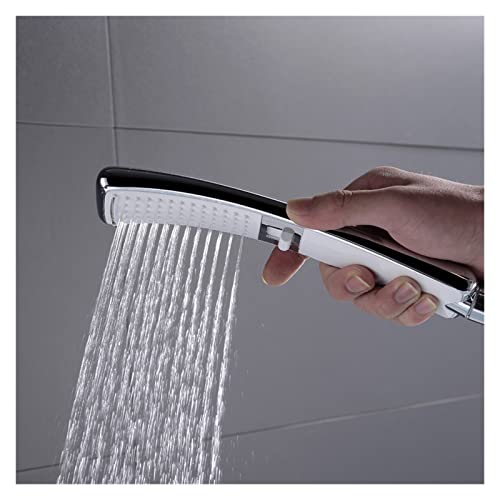 Tête de douche cascade haute pression chromée pour salle de bain - 2