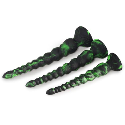 Image of Long Monster Dildo Butt Plug, 13.4IN Fantasy AnalDildo with Strong Suction Cup, Soft Silicone G Spot Dildos for Men Women Couples, Prostate Massager Anal Plug Adult Sex Toy