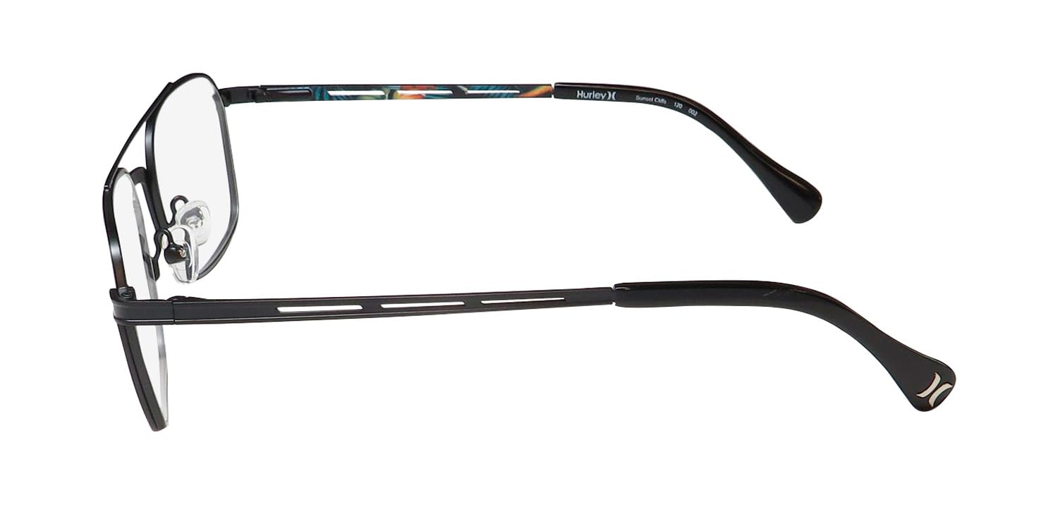 Hurley Hmo120 Sunset Cliffs - Marco de gafas de acero inoxidable duradero y elegante
