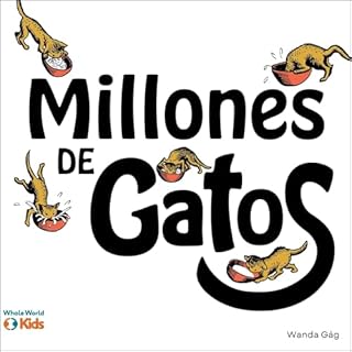 Diseño de la portada del título Millones de gatos