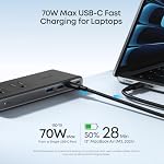 Anker Nano Power Strip, Desk Clamp, 70W Max, 1500J Surge Protector, 2 USB C - Image 3