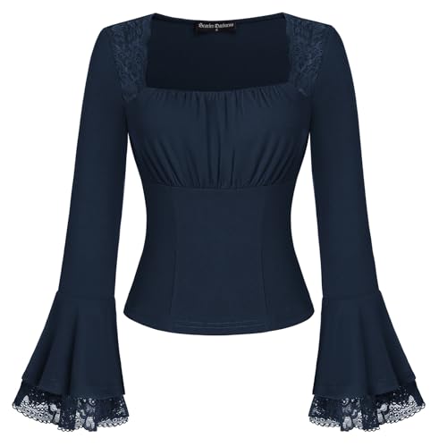 Chemisier victorien pour femme coupe ajustée qui galbe la silhouette sans serrer