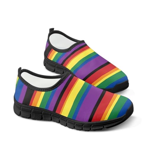 Image of Women's Loafers Slip On Slip Shoe Casual Walking Shoes Non Slip Work Shoes Mesh Athletic Sneakers