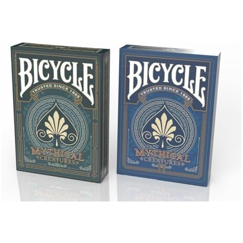 Bicycle Mythical Creatures 1 and 2 Playing Cards Set Cover