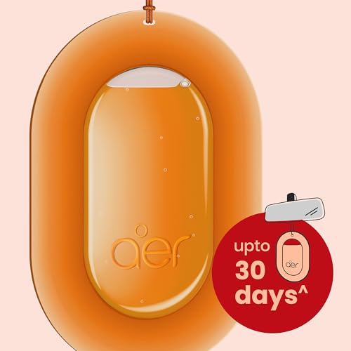 Image of Godrej aer O - Hanging Car Air Freshener - Orange Punch (7.5g) | Gel Lasts up to 30 days | Car Accessories