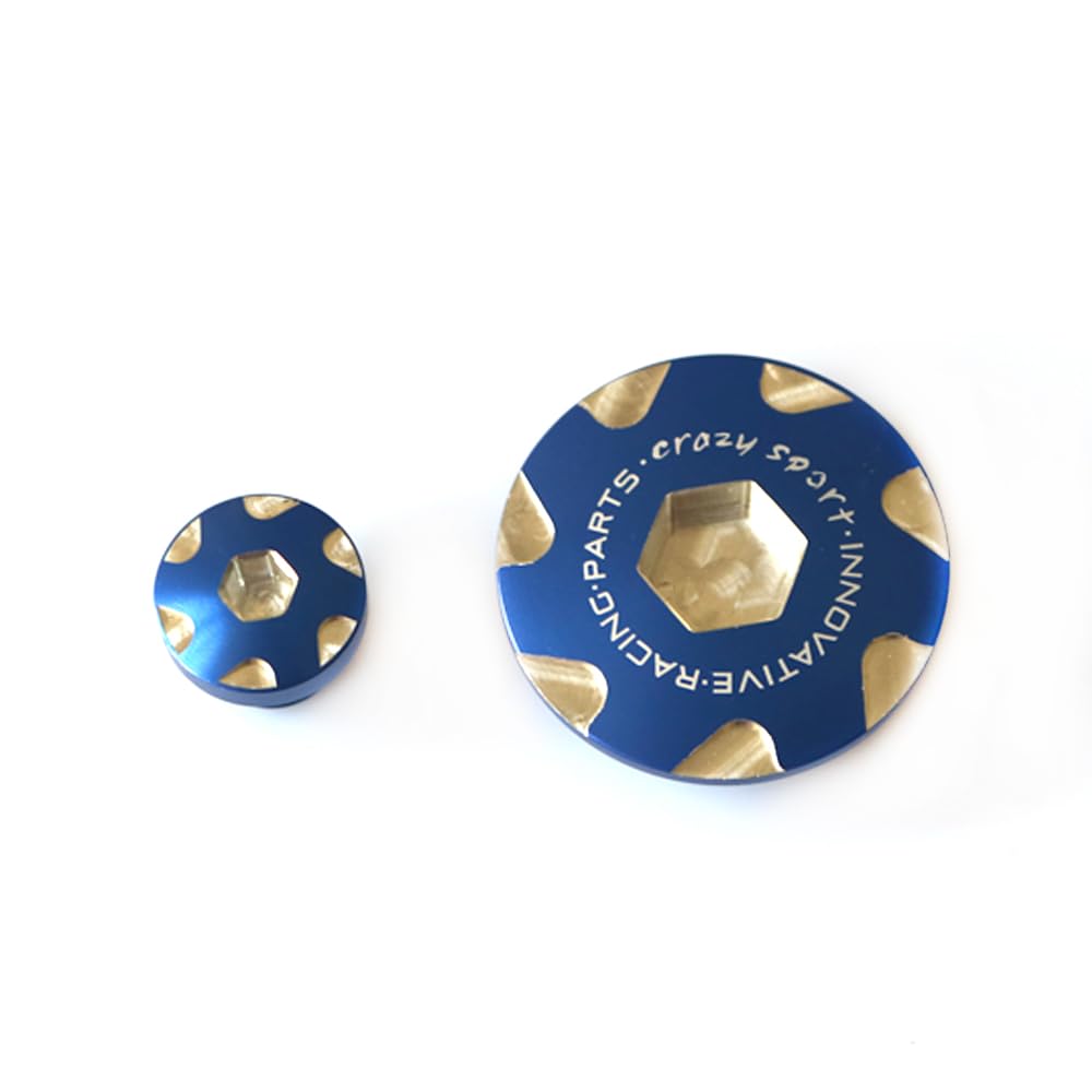 Bouchons De Synchronisation Moteur NiceCNC Bleus Pour Suzuki DRZ400SM (2005-2024)